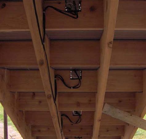 under deck electrical wiring